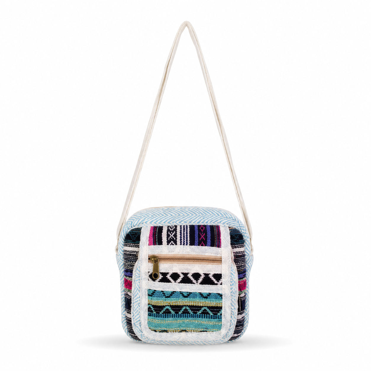 Yellow Hemp Sling Bag